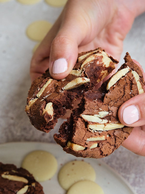 75% Dark Double Chocolate Chip Cookies