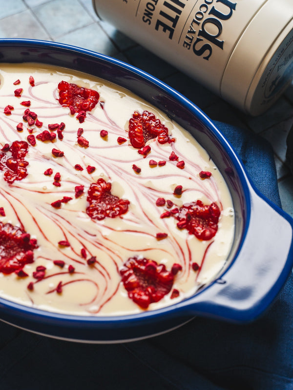 Raspberry Ripple White Chocolate Ice Cream