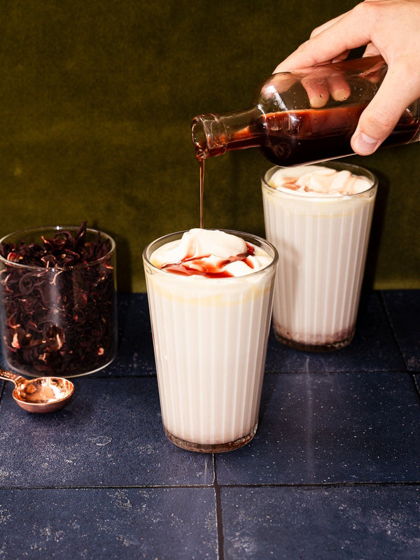 Blood Orange &amp; Hibiscus White Hot Chocolate
