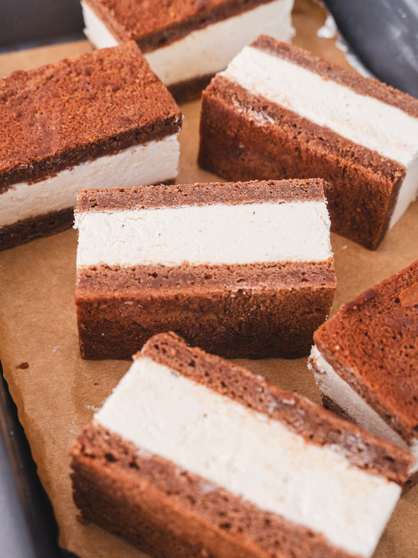 Miso &amp; Double Chocolate Ice Cream Sandwiches