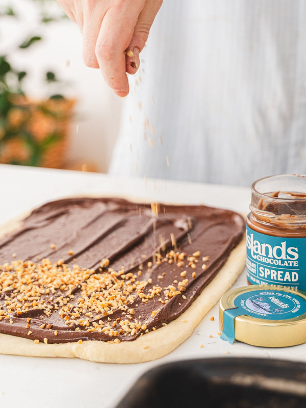 Chocolate &amp; Hazelnut Spread Babka