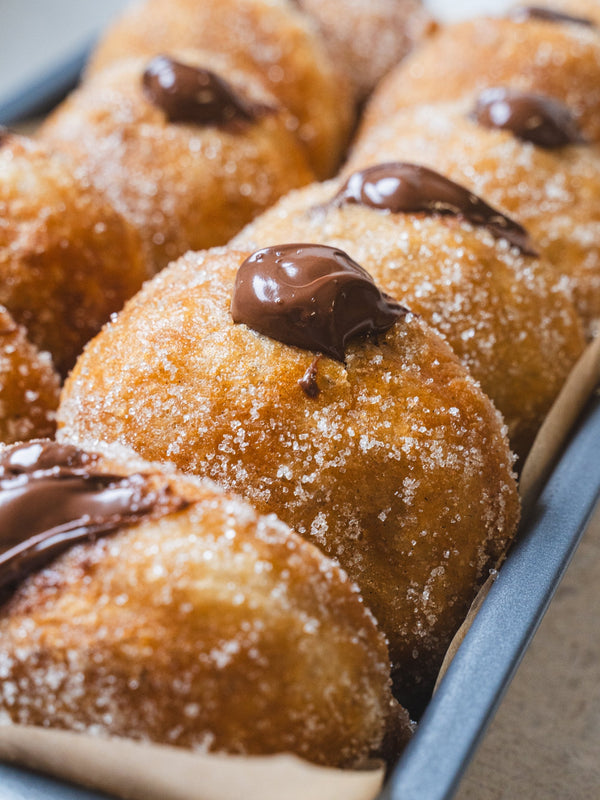 Chocolate &amp; Hazelnut Doughnuts