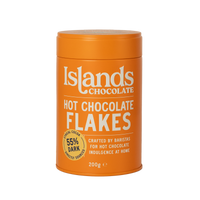 55% Dark Hot Chocolate Flakes - 200g Tin