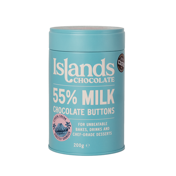 55% Milk Chocolate Buttons (Giant) - 200g Tin