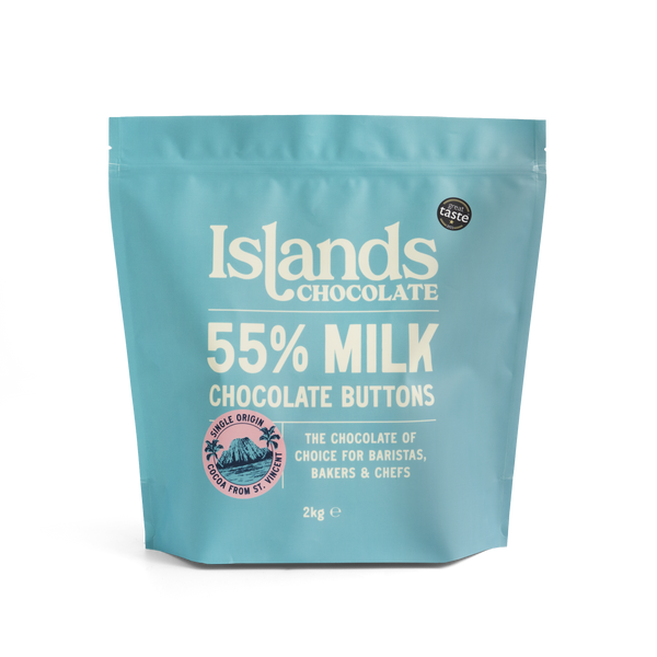55% Milk Chocolate Buttons (Mini) - 2kg Bag