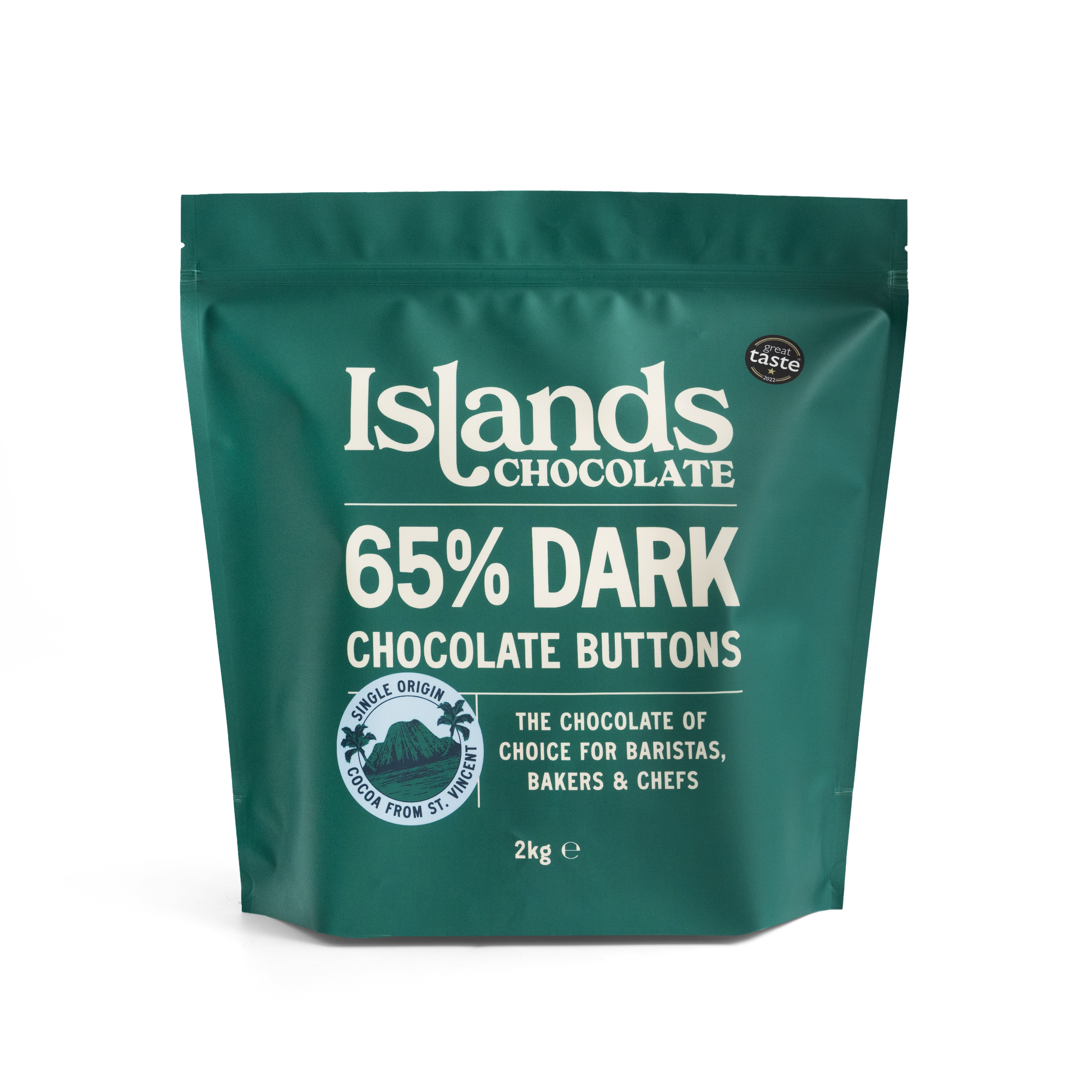 65% Dark Chocolate Buttons (Mini) - 2kg Bag – Islands Chocolate