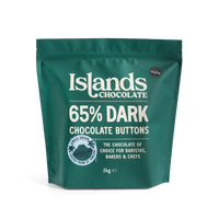 65% Dark Chocolate Buttons (Mini) - 2kg Bag