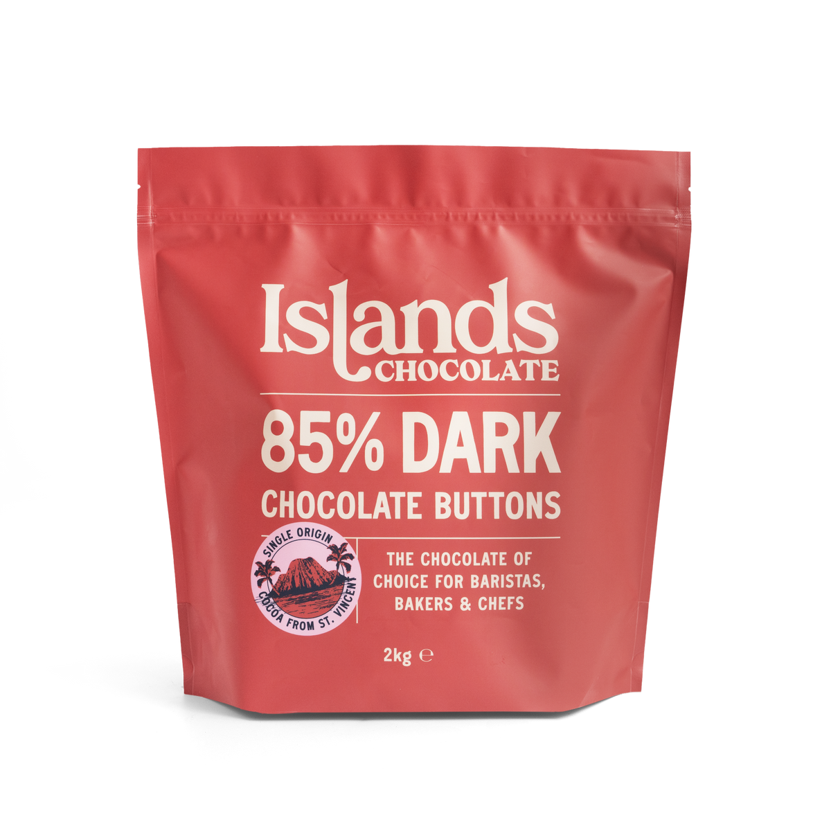 85% Dark Chocolate Buttons (Mini) - 2kg Bag