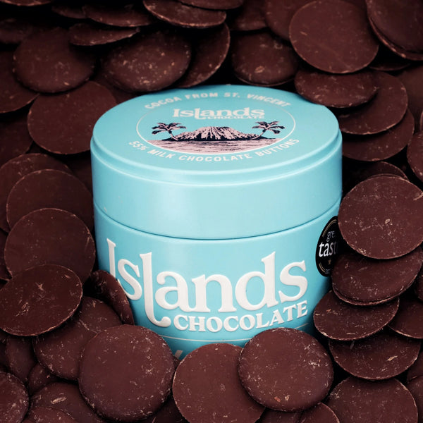 55% Milk Chocolate Buttons (Giant) - 200g Tin