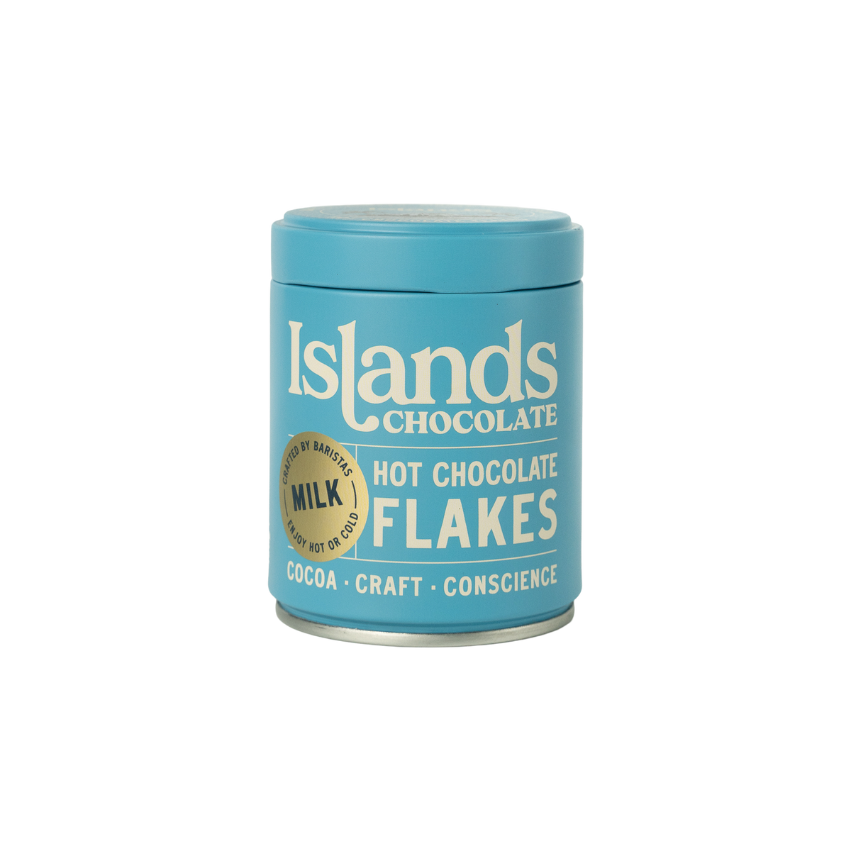 Milk Hot Chocolate Flakes - 150g Tin