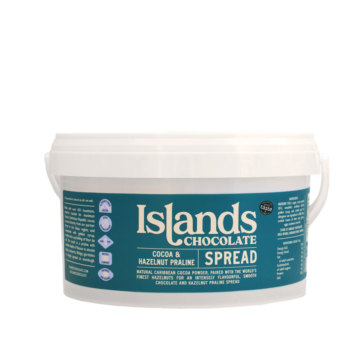 Chocolate and Hazelnut Spread - 2kg Tub